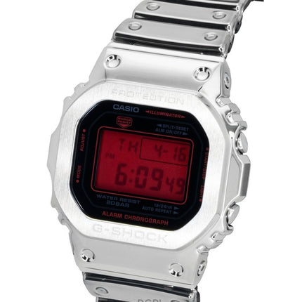 Casio G-Shock Fine Metallic Digital Silicone Strap Quartz GM-5600YRA-8 200M Men's Watch
