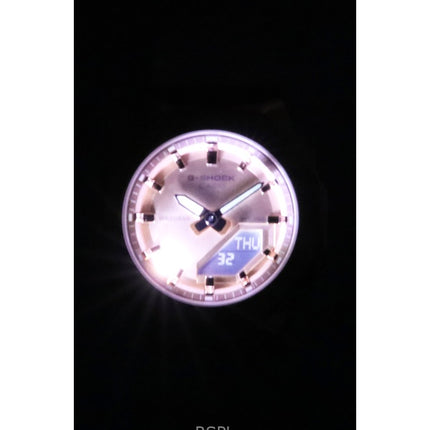 Casio G-Shock Analog Digital Bio-Based Resin Strap Rose Gold Dial Quartz GM-S2110PG-4A 200M Women's Watch