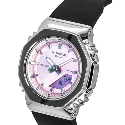 Casio G-Shock Analog Digital Pink Dial Resin Strap Quartz GM-S2110SR-1A 200M Women's Watch