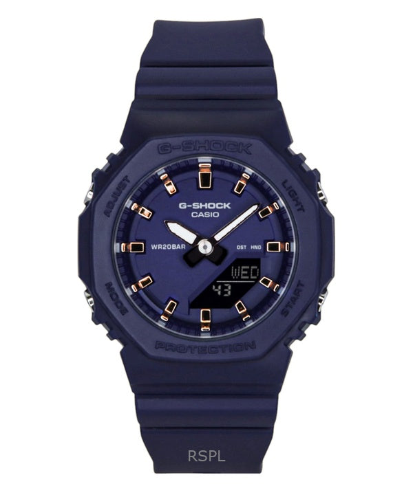 Casio G-Shock Analog Digital Resin Strap Blue Dial Quartz GMA-P2100M-2A 200M Women's Watch