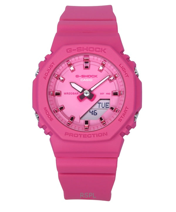 Casio G-Shock Analog Digital Bio-Based Resin Pink Dial Quartz GMA-P2100PP-4A 200M Women's Watch