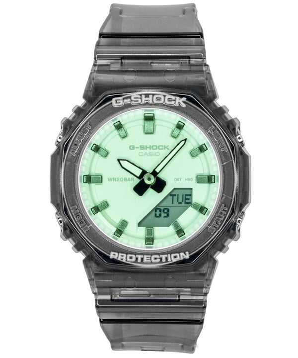 Casio G-Shock Analog Digital Green Dial Resin Strap Quartz GMA-P2100SR-1A 200M Women's Watch