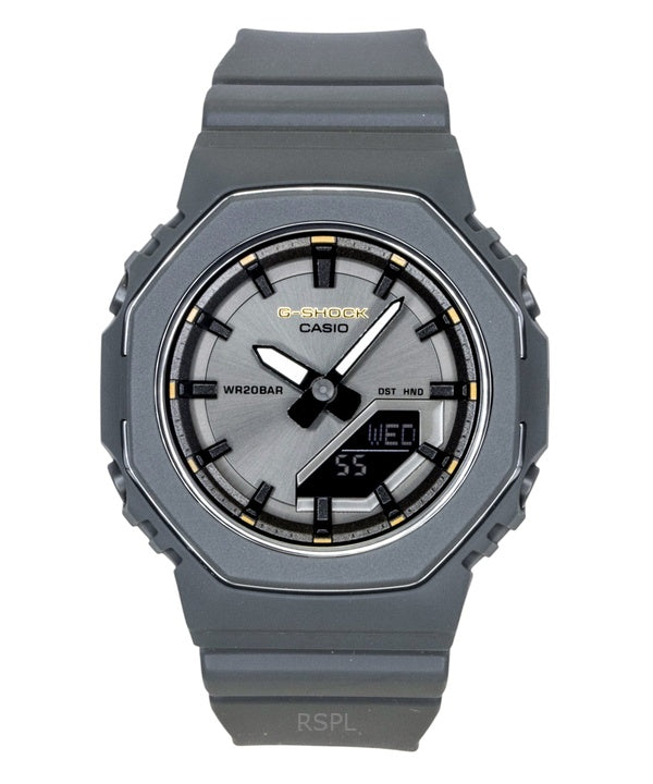 Casio G-Shock Analog Digital Bio-Based Resin Strap Grey Dial Quartz GMA-P2126W-8A 200M Women's Watch