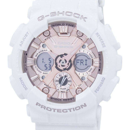 Casio G-Shock Shock Resistant World Time Analog Digital GMA-S120MF-7A2 Men's Watch