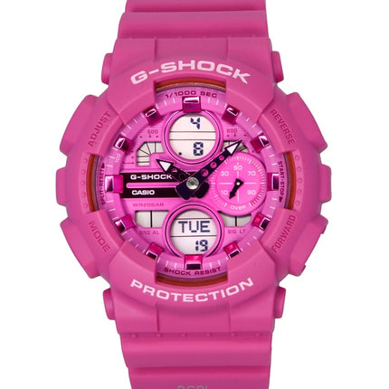 Casio G-Shock Analog Digital Bio-Based Resin Pink Dial Quartz GMA-S140PP-4A 200M Women's Watch