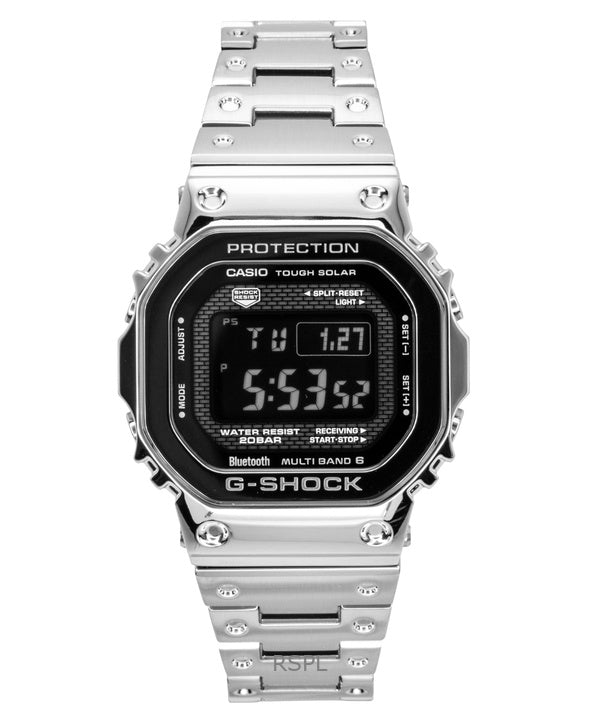 Casio G-Shock Digital Full Metal Smartphone Link Solar GMW-B5000BT-1 200M Men's Watch