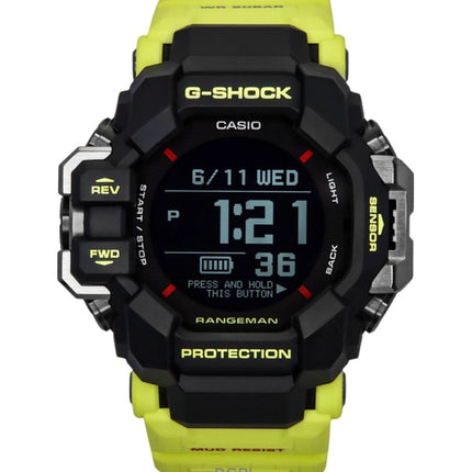 Casio G-Shock Master Of G–Land Rangeman Digital Smartphone Link Solar GPR-H1000RY-1A9 200M Men's Watch