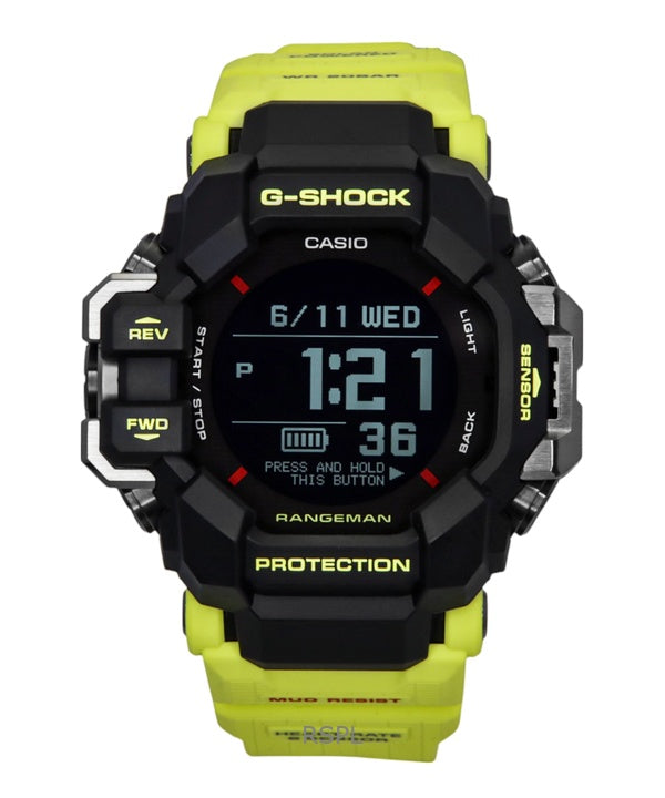 Casio G-Shock Master Of G–Land Rangeman Digital Smartphone Link Solar GPR-H1000RY-1A9 200M Men's Watch