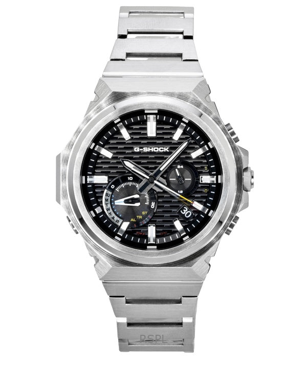 Casio G-Shock G-Steel Analog Smartphone Link Stainless Steel Black Dial Solar GST-B1000D-1A 200M Men's Watch