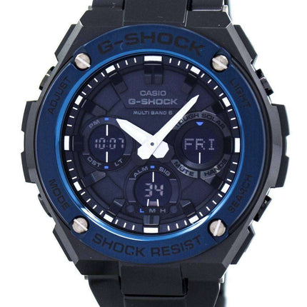 Casio G-Shock G-Steel Multi Band 6 Analog-Digital GST-W110BD-1A2 Men's Watch