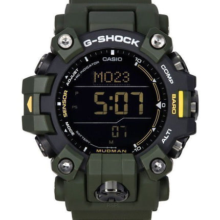 Casio G-Shock Mudman Master Of G-Land Digital Green Resin Strap Solar GW-9500-3 200M Men's Watch