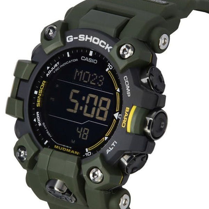 Casio G-Shock Mudman Master Of G-Land Digital Green Resin Strap Solar GW-9500-3 200M Men's Watch
