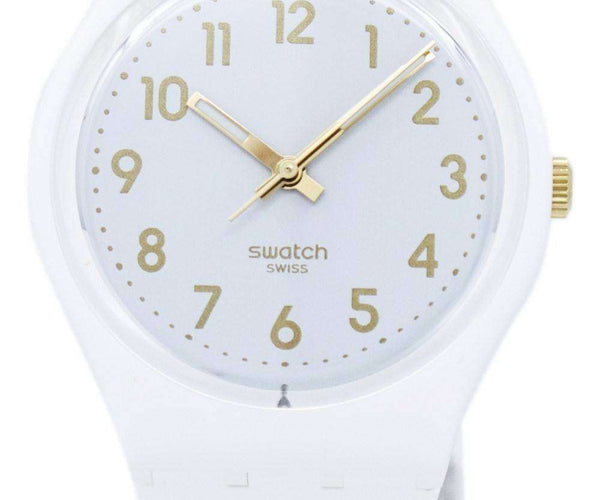 Swatch Originals White Bishop Quartz GW164 Unisex Watch