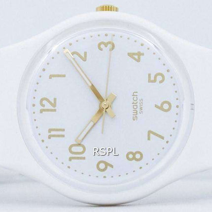 Swatch Originals White Bishop Quartz GW164 Unisex Watch