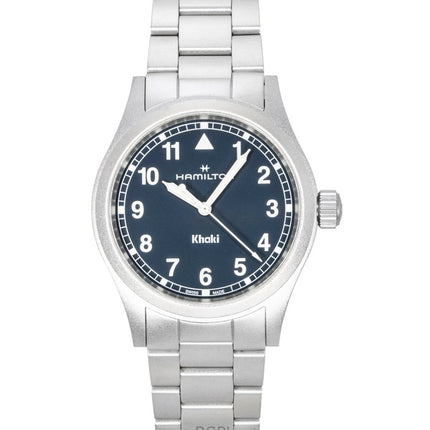 Hamilton Khaki Field Stainless Steel Blue Dial Quartz H69401140 Men's Watch