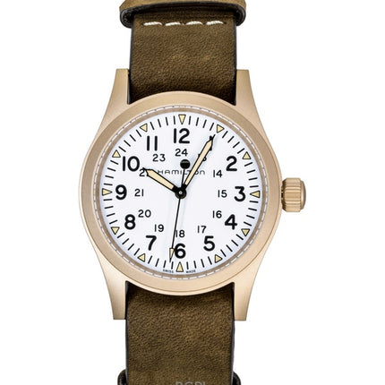 Hamilton Khaki Field Bronze White Dial Automatic H69459510 Men's Watch