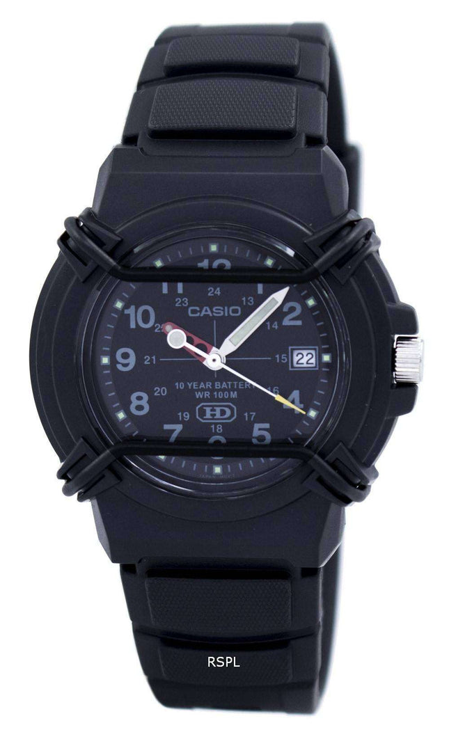 Casio Enticer Analog Black Dial HDA-600B-1BVDF HDA-600B-1BV Mens Watch