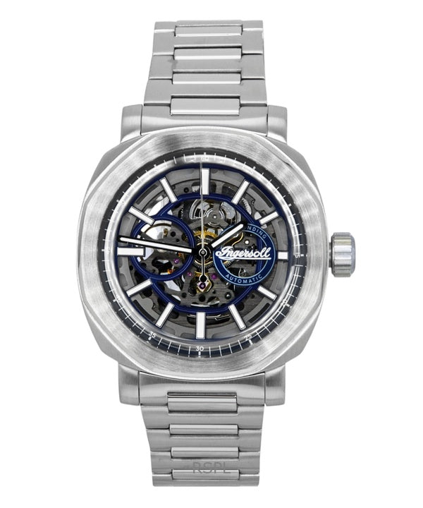 Ingersoll The Outrider Stainless Steel Grey Skeleton Dial Automatic I16403 Men's Watch