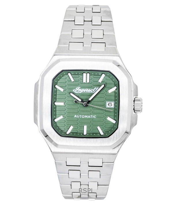Ingersoll The Spirit Stainless Steel Green Dial Automatic I17802 Men's Watch