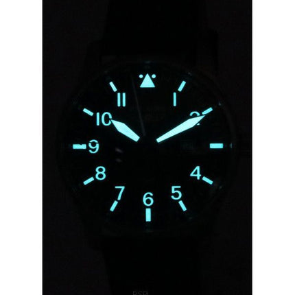 Iron Annie F13 Tempelhof Special Edition GMT Leather Strap Black Dial Quartz 56442 Mens Watch