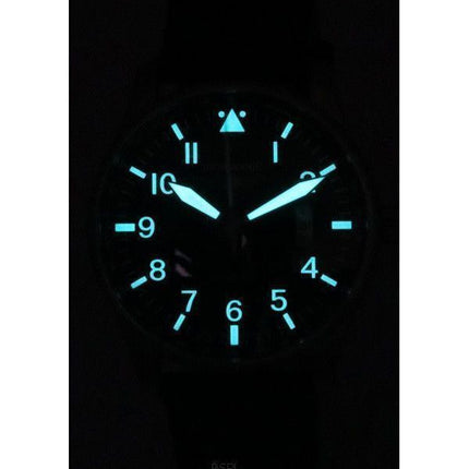 Iron Annie F13 Tempelhof Leather Strap Black Dial Automatic 56642 100M Mens Watch