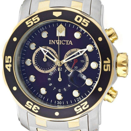 Invicta Pro-Diver Chronograph Blue Dial INV0077/0077 Mens Watch