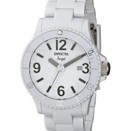 Invicta Angel White Plastic Swiss Quartz 1207 Women's Watch