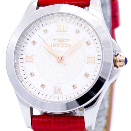 Invicta Angel Diamond-Accented Quartz Leather Strap 12544 Women's Watch