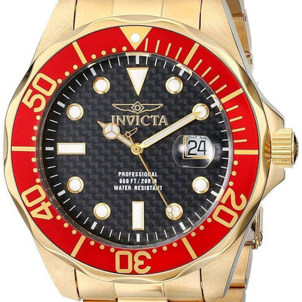 Invicta Pro Diver Gold Tone 200M 14359 Mens Watch
