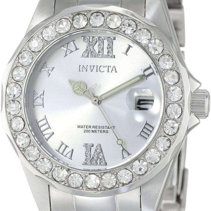 Invicta Pro Diver Quartz Crystal Accent 200M 15251 Womens Watch