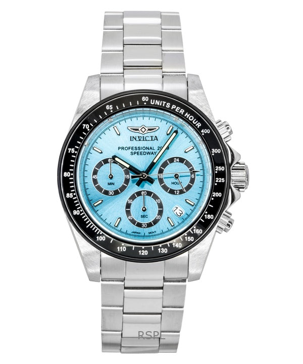 Invicta Speedway Chronograph Stainless Steel Turquoise Dial Quartz Diver's 15589 200M Men's Watch