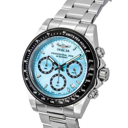 Invicta Speedway Chronograph Stainless Steel Turquoise Dial Quartz Diver's 15589 200M Men's Watch
