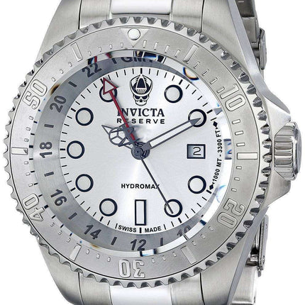 Invicta Reserve Hydromax Silver Dial Stainless Steel 16958 Men's Watch
