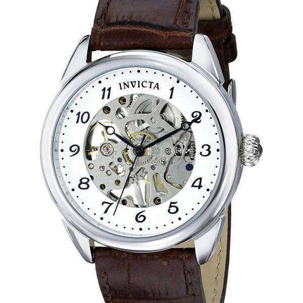 Invicta Specialty Silver Skeleton Dial 17187 Mens Watch