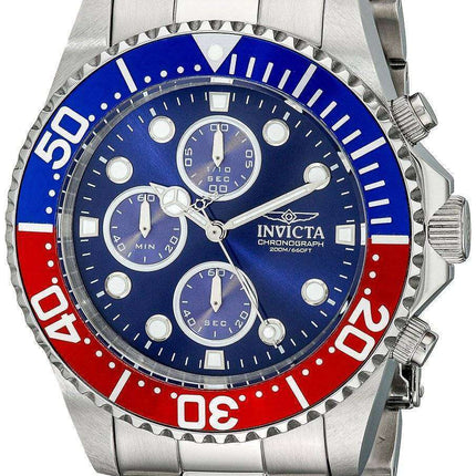 Invicta Pro Diver Chronograph 200M Blue Dial INV1771/1771 Mens Watch