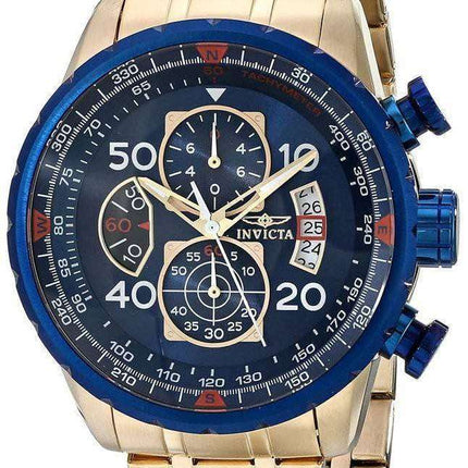 Invicta Aviator Quartz Chronograph Tachymeter Compass 19173 Men's Watch