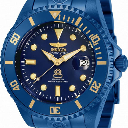Invicta Grand Stainless Steel Automatic Diver's 33387 300M Men's Watch