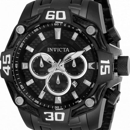 Invicta Pro Diver Chronograph Rose Dial Stainless Steel Quartz 33830 100M Men's Watch