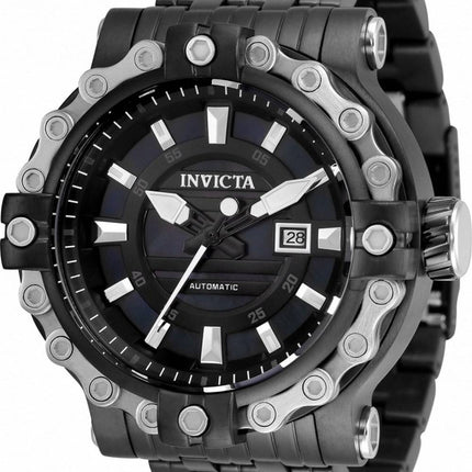 Invicta Pro Diver Black Dial Two Tone Stainless Steel Automatic 35152 100M Men's Watch