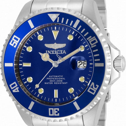 Invicta Pro Diver Black Dial Stainless Steel Automatic 35717 200M Men's Watch