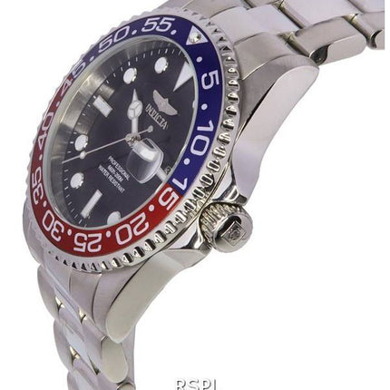 Invicta Pro Diver Professional Black Dial Quartz Divers 36545 200M Mens Watch