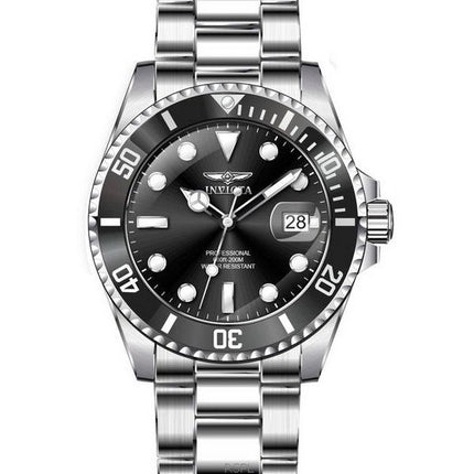 Invicta Pro Diver Stainless Steel Black Dial Quartz Diver's 37149 200M Women's Watch