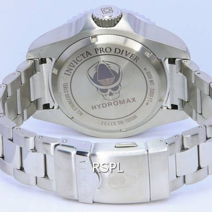 Invicta Hydromax Stainless Steel Blue Dial Quartz Divers 37727 1000M Mens Watch