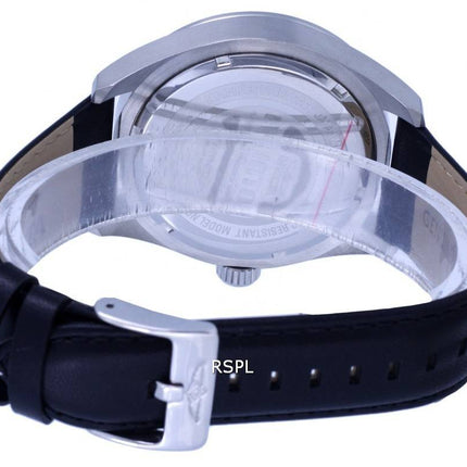Invicta Aviator Tachymeter Leather Black Dial Quartz INV38976 100M Mens Watch