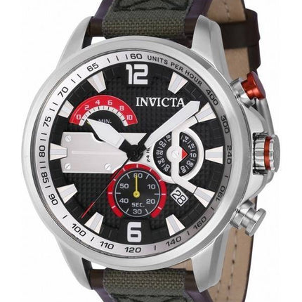 Invicta Aviator Chronograph Black Dial Quartz 41685 100M Men's Watch