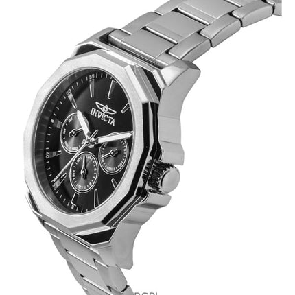 Invicta Speedway Stainless Steel Black Dial Quartz 46842 Men's Watch