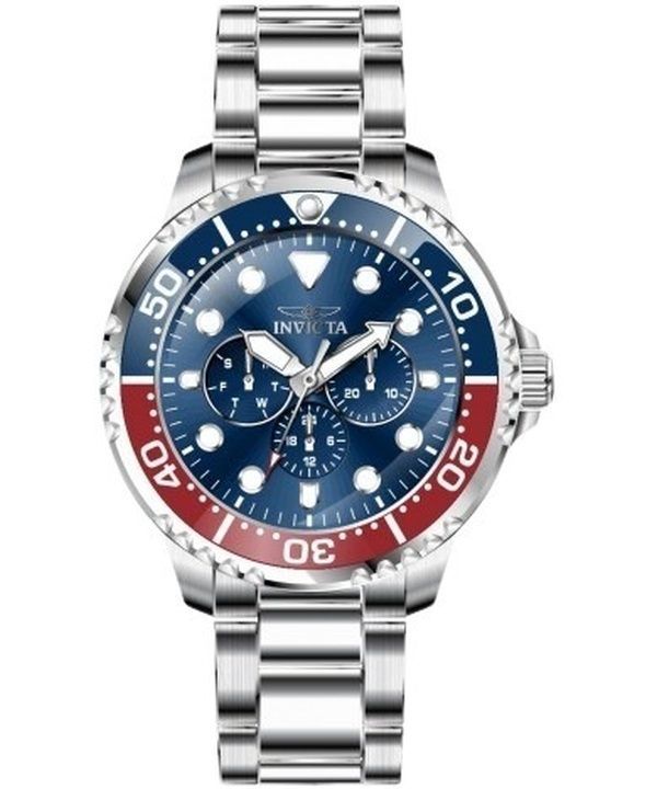 invicta red and blue bezel