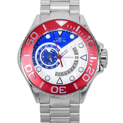 Invicta Grand Diver Stainless Steel Blue And Silver Dial Automatic 47545 300M Men's Watch