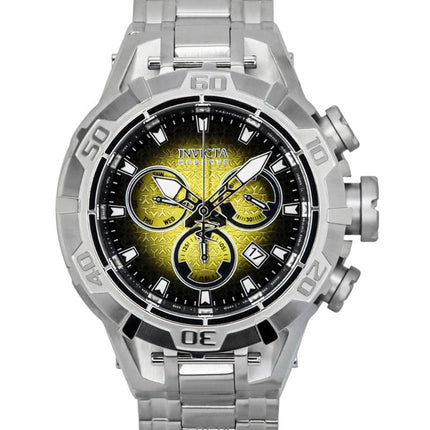 Invicta Reserve Ocean Warrior Chronograph Yellow and Black Dial Quartz 47848 100M Men's Watch