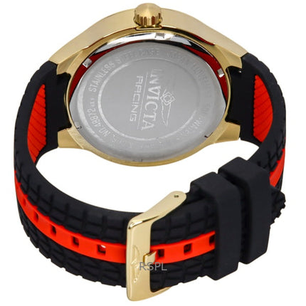 Invicta Racing Silicone Strap Black Dial Quartz 48872 Men's Watch